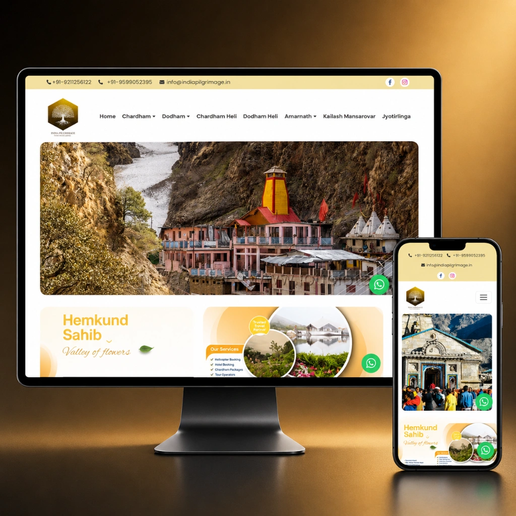 IndiaPilgrimage website preview