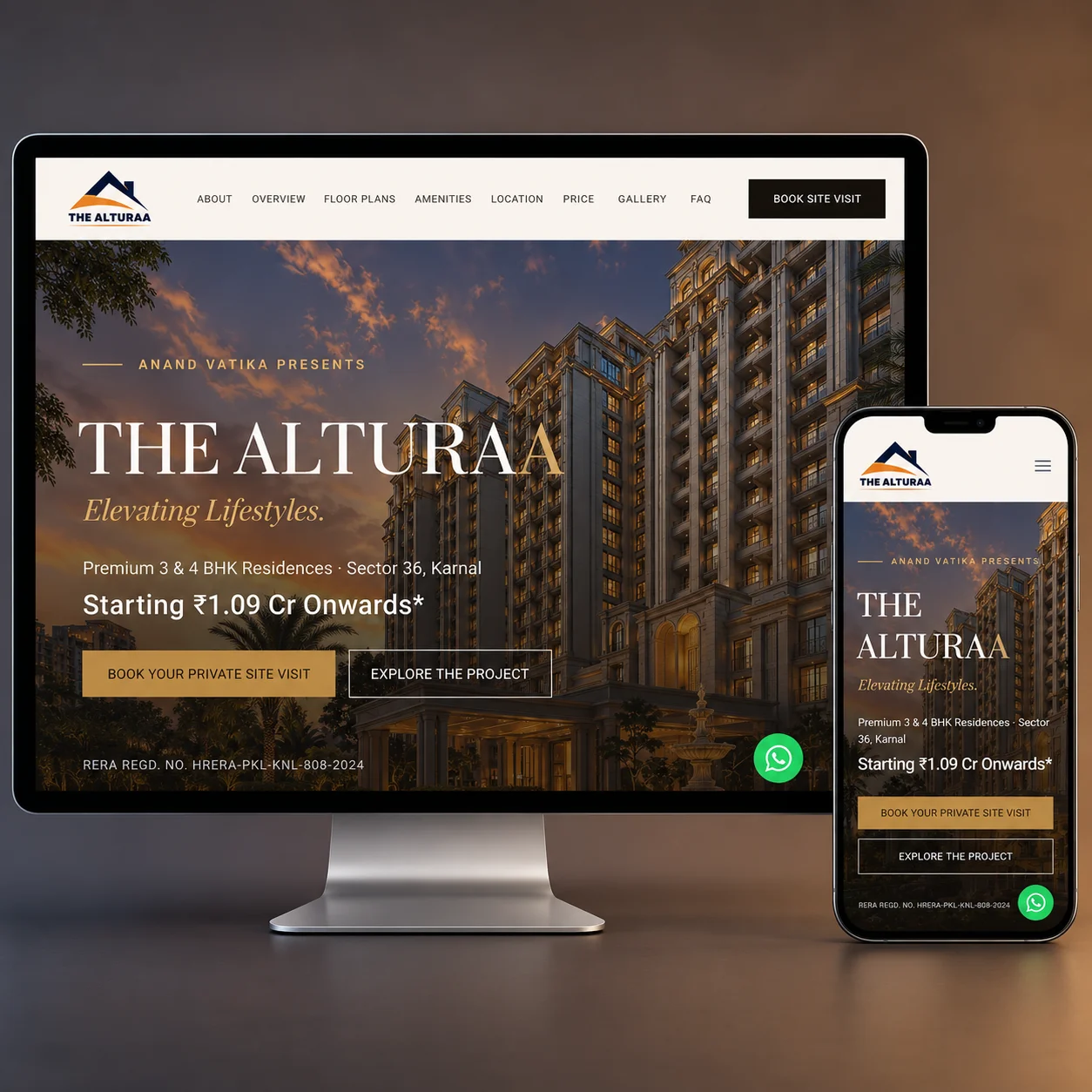 The Alturaa website preview